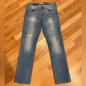 Men's Blue Distressed Jeans